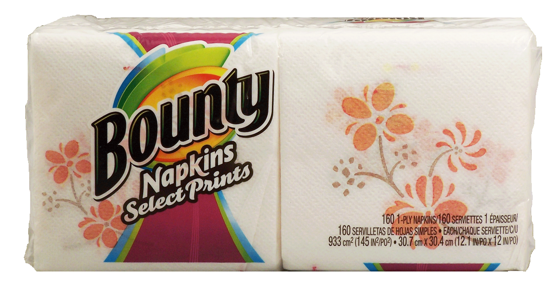 Bounty&nbsp;Select Prints&nbsp;quilted napkins, 1-ply Full-Size Picture